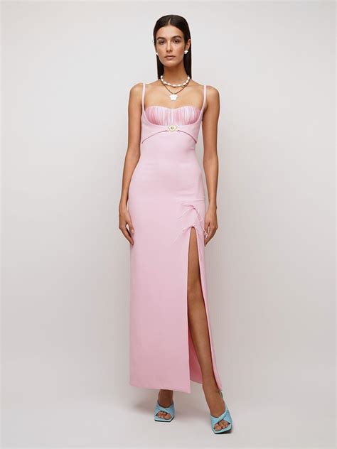 pink Versace dress